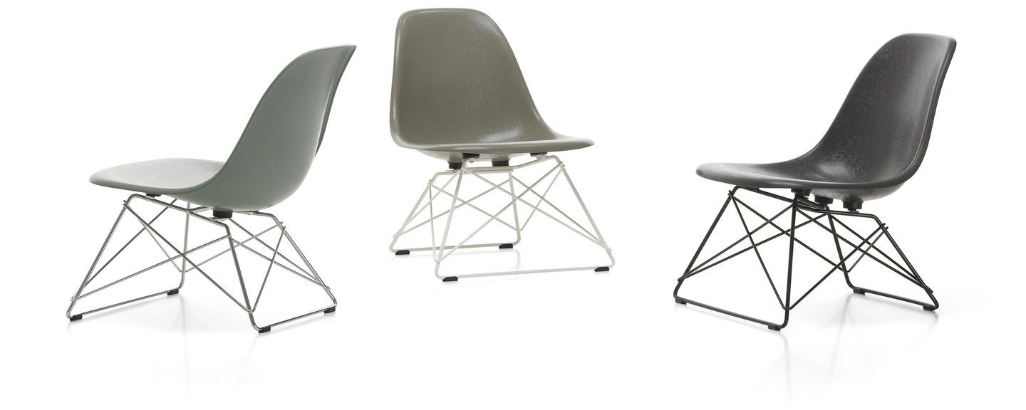 Eames Fiberglass Side Chair LSR