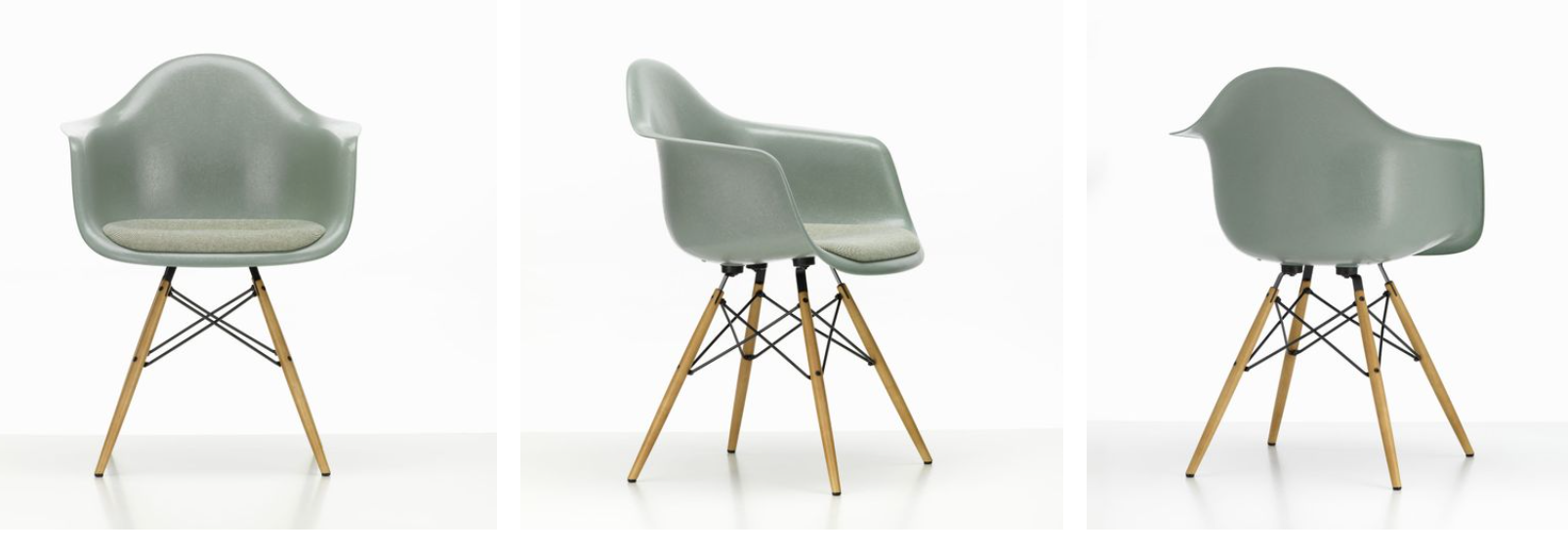 Eames Fiberglass Armchair DAW